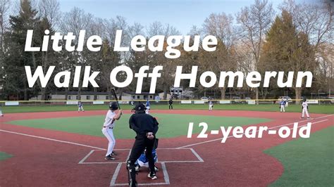little league walk off