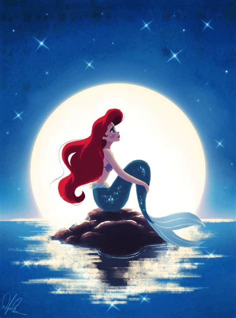 Make a Splash with Little Mermaid iPhone Background: Dive into the Magical Underwater World!