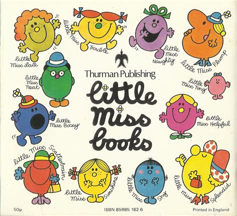 little miss and mister books