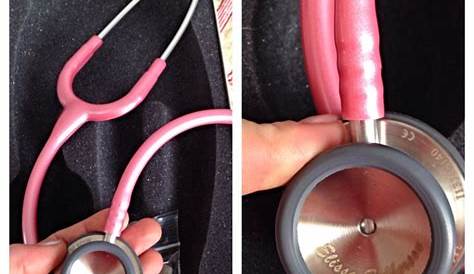 Pink engraved littman stethoscope. When I graduate from