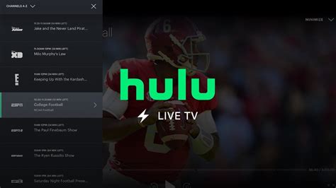 Hulu Live TV Service Launches With 50 Channels for 40 Monthly Variety