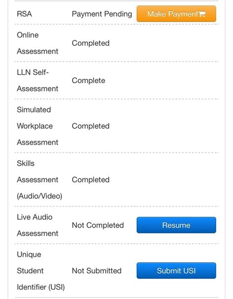 Live Audio Assessment Rsa