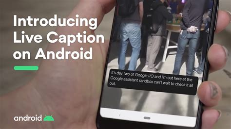 live caption on android phone