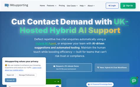 AIチャットボットとオペレーターが連携するライブチャットシステム