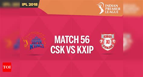 live cricket score csk vs kxip