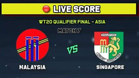 live cricket singapore vs malaysia