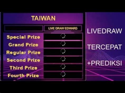 Live Draw Taiwan 2022