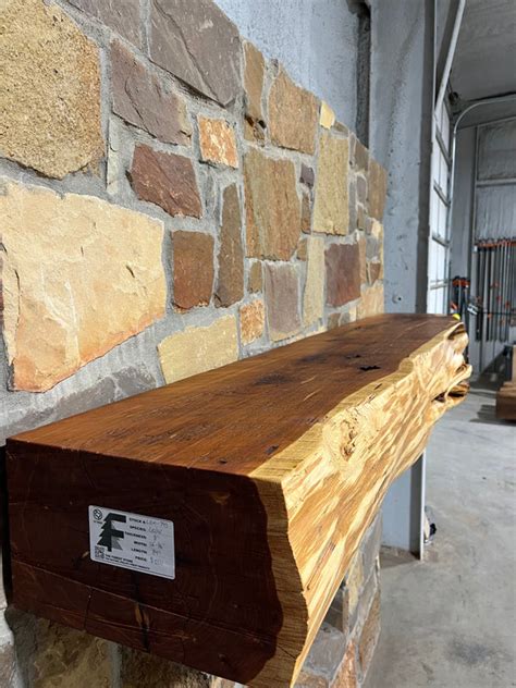Live Edge Cedar Mantel