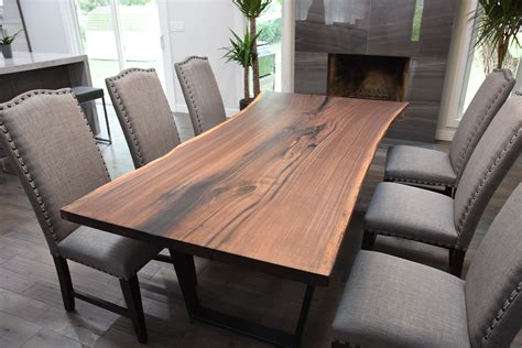 Live Edge Dining Table Hamilton