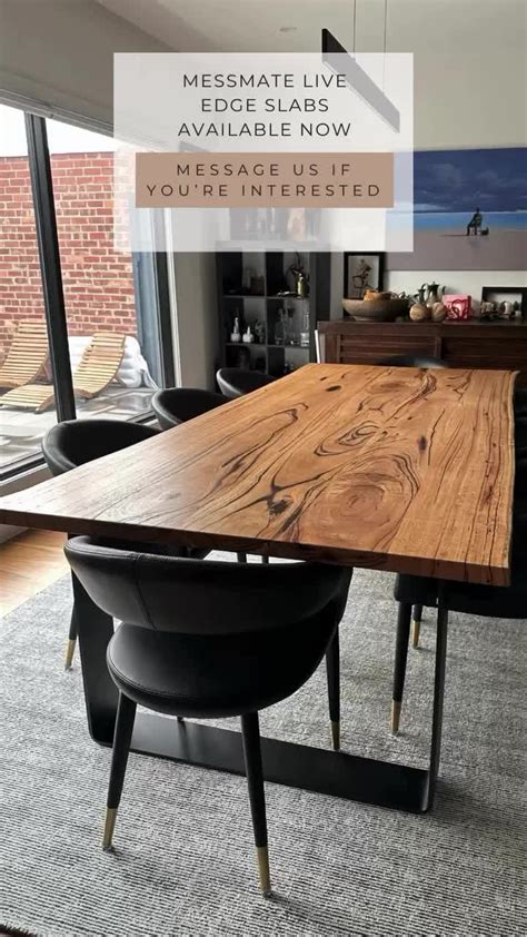 Live Edge Dining Table Thickness