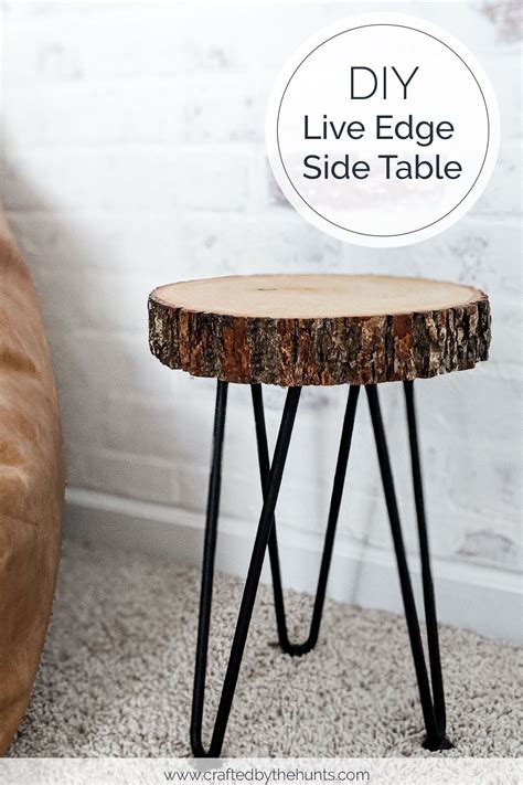 Live Edge End Table Diy