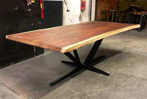 Live Edge Table Base Designs