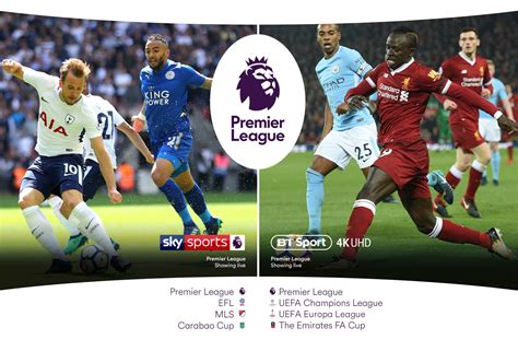 live football on sky and bt sport