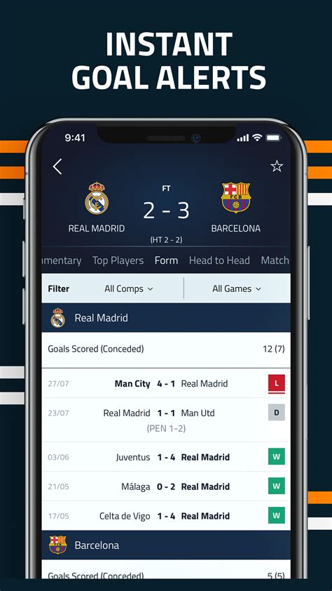 live football scores app for ios