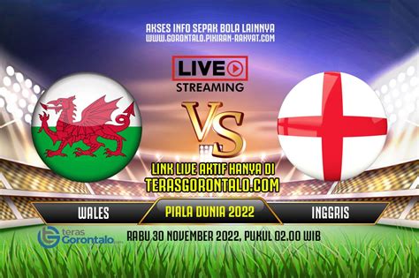 live inggris vs wales