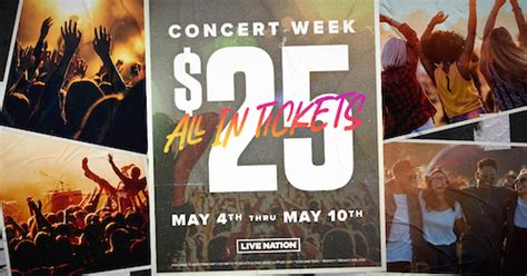 live nation $25 tickets tmobile