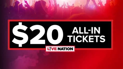 live nation cheap tickets
