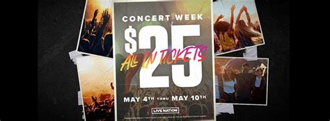 live nation concerts $25