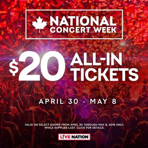 live nation national concert week 2021