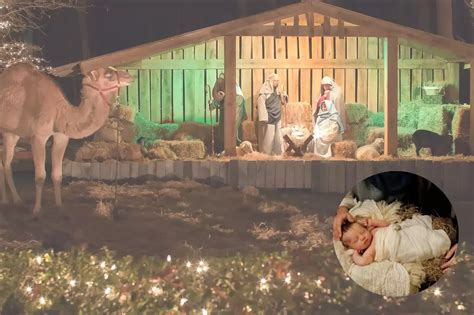 Live Nativity Scene Animals