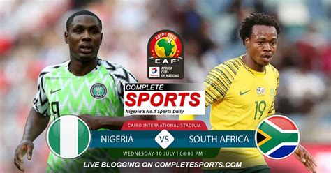 live nigeria vs south africa
