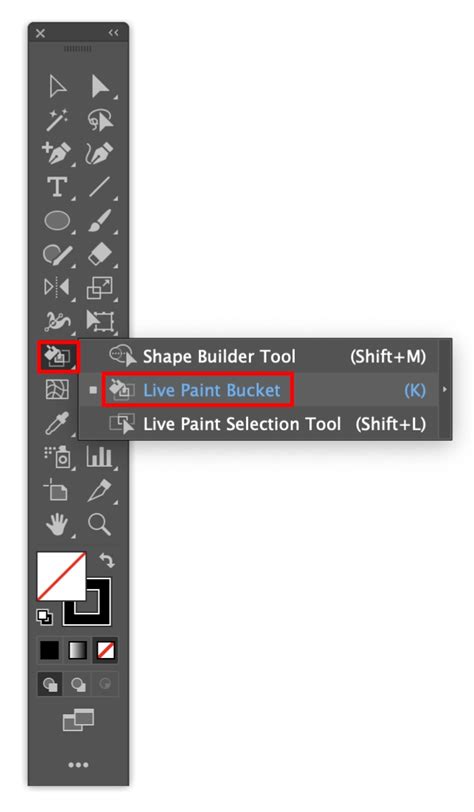 Live Paint Bucket Tool Missing
