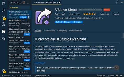 live stream visual studio code