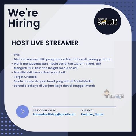 Live Streamer Hiring