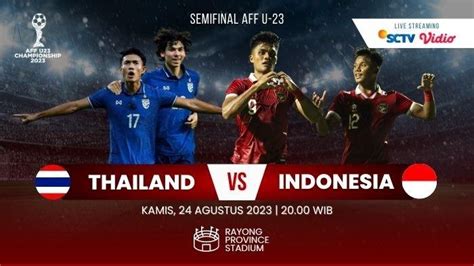 live streaming indonesia vs thailand 2023
