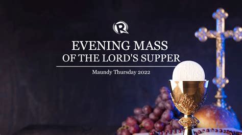 live streaming mass holy thursday