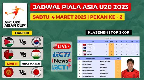 live streaming piala asia u20 2023