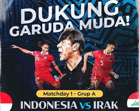 live timnas indonesia vs irak