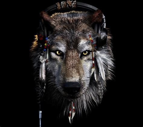Live Wallpaper Dark Wolf