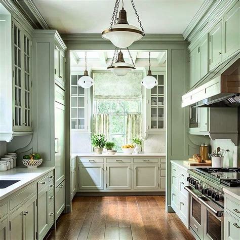 Pale green kitchen in 2020 green kitchen light