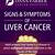 liver cancer symptoms in hindi