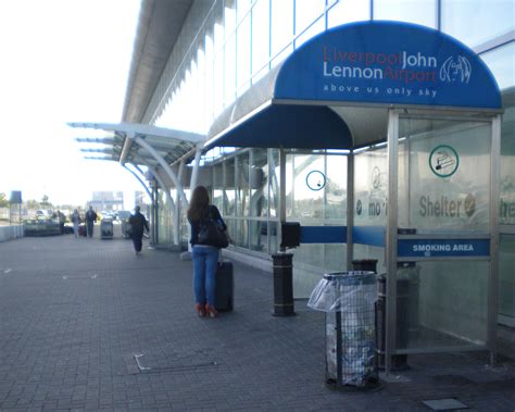 liverpool airport smoking area