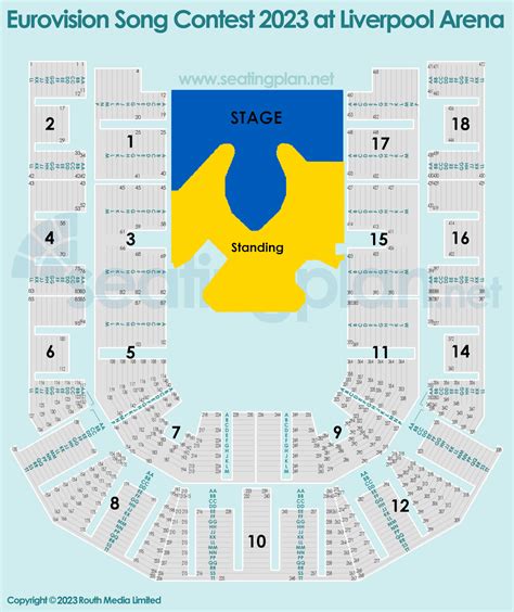 liverpool echo arena seating plan eurovision