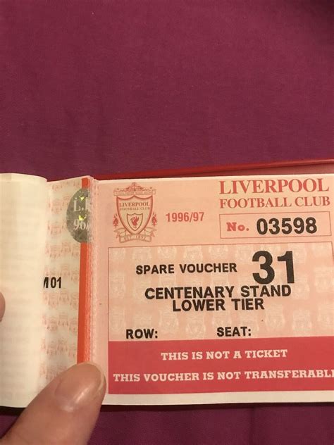 liverpool fc season ticket for sale