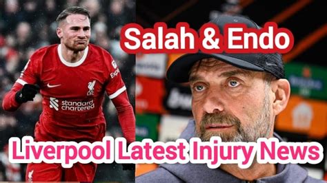 liverpool latest injury news