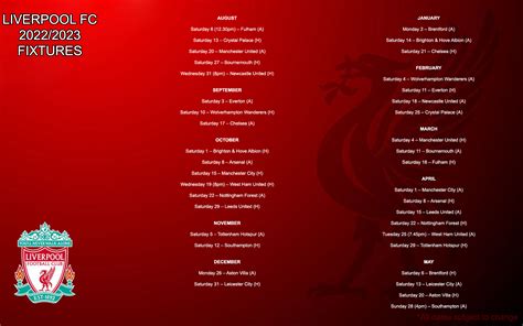 liverpool pre season 2023 fixtures