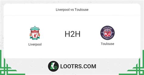 liverpool vs toulouse h2h