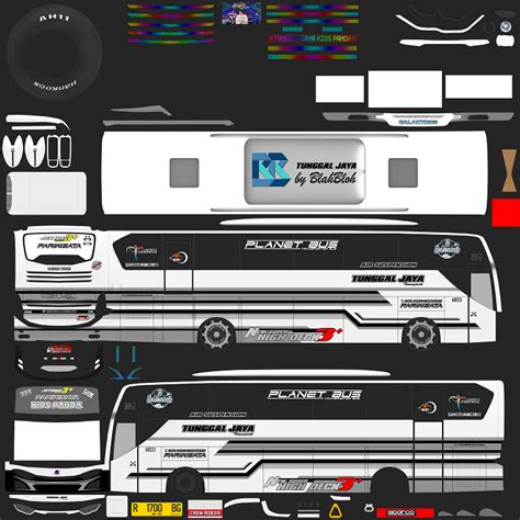 livery bussid kids panda