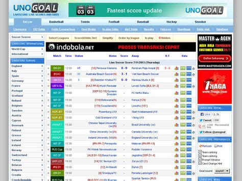 livescore soccer results