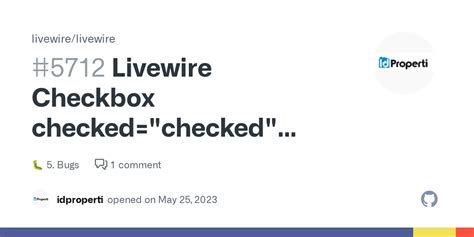 Livewire Wire Model Checkbox