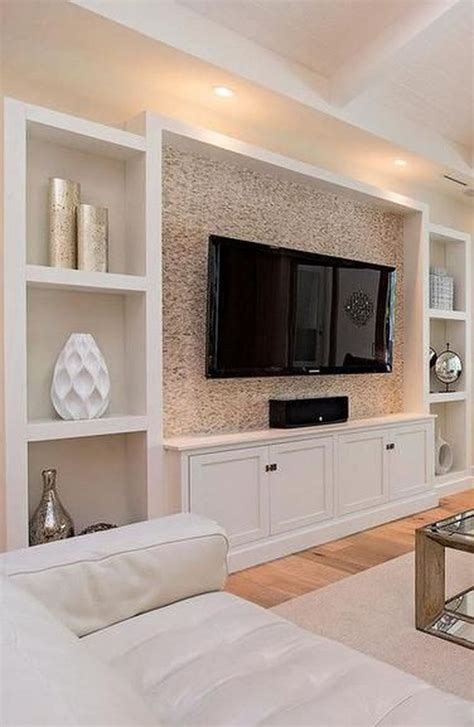 40+ Stylish Tv Wall Unit Ideas For Stunning Living Room Design in 2020