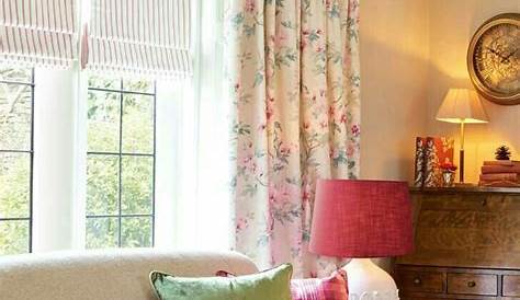 Living Room Curtains Cottage