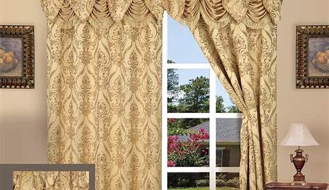 Living Room Curtains Gold Rod