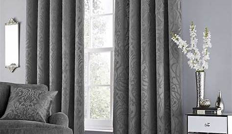 Living Room Curtains Gray And White