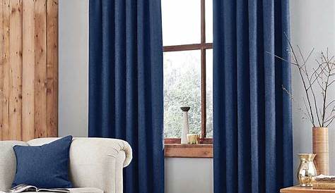 Living Room Curtains Navy Blue