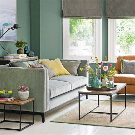 The Best Living Room Decor Ideas With Green Sofa With Low Budget